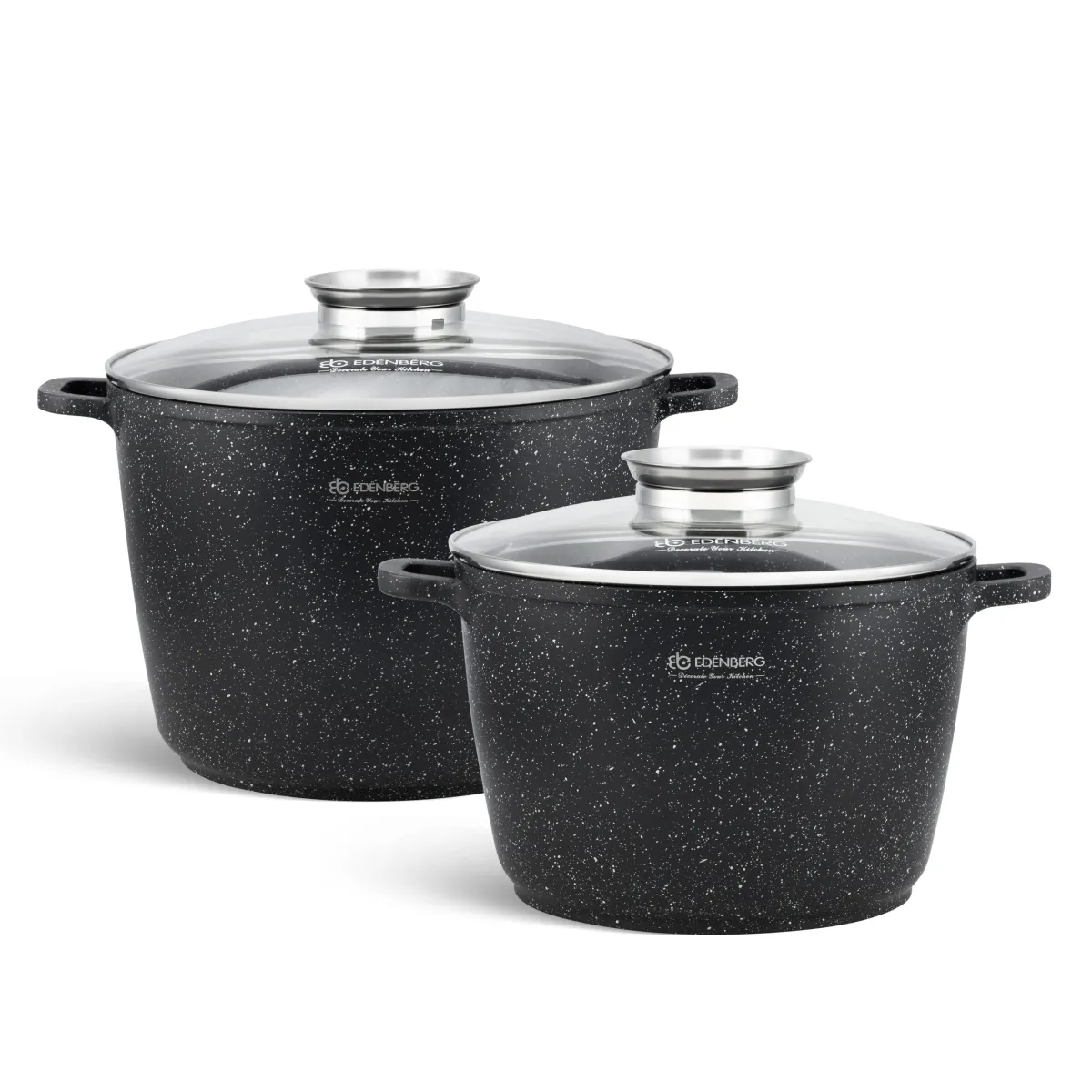 4-piece Luxury Pan Set of Forged Aluminum -  EB-8133