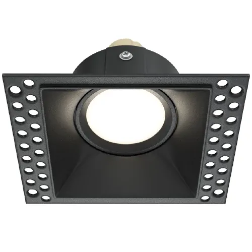 Recessed Downlight IP20 Excludes GU10 Black