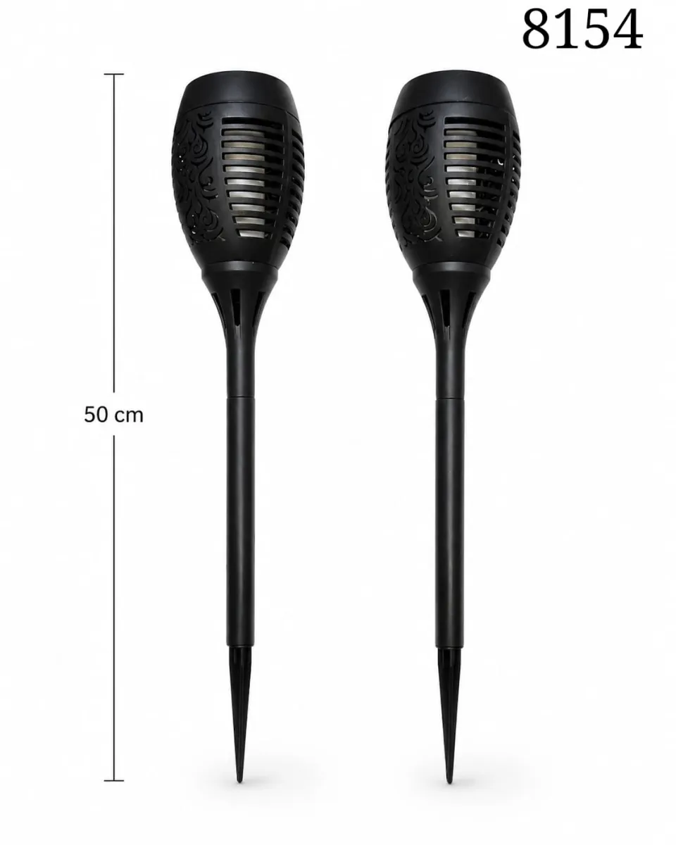 Solar Garden Light with Flame Effect KDM0770