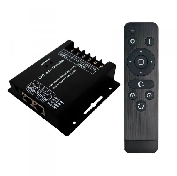 RGB LED Strip Controller Remote 12V-24V 8A