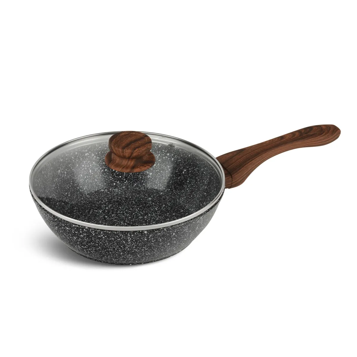 Edenberg Ceramic-Granite Coat Non-Stick Aluminium WOK Pan 24cm EB-5662
