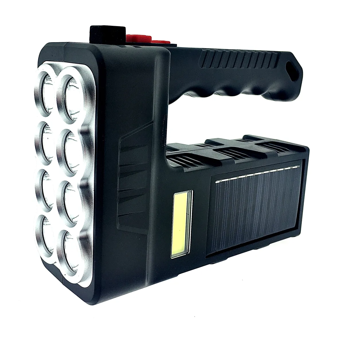 Многофункционално соларно фенерче 8 LED + COB с USB зареждане - FL1134