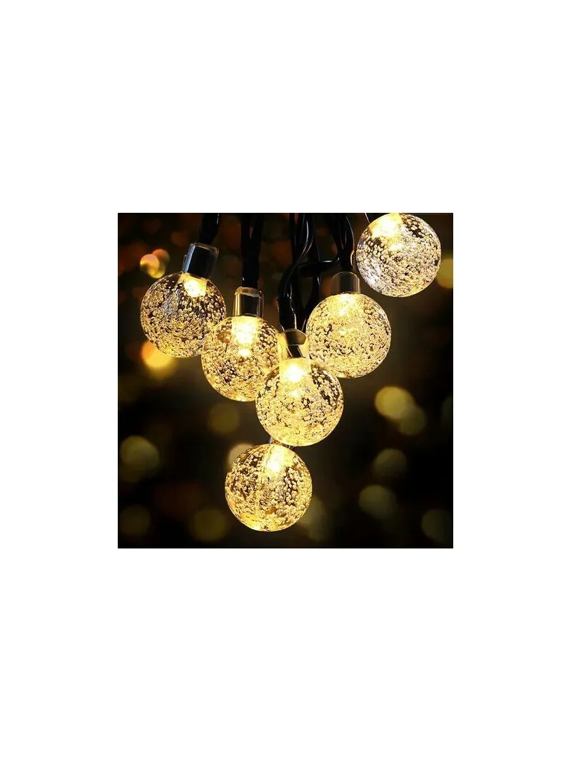 Garden Garland 5m Water Drop Ball Warm White - KYS0031