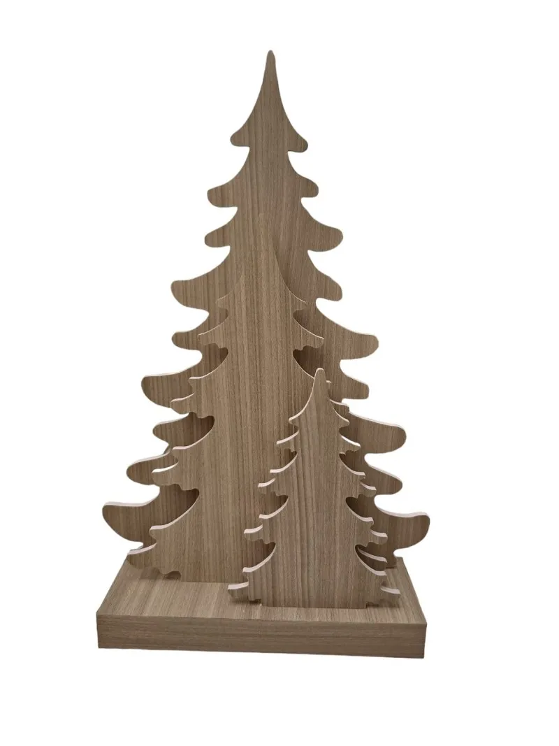 Wooden LED Christmas Ornament KYS0044