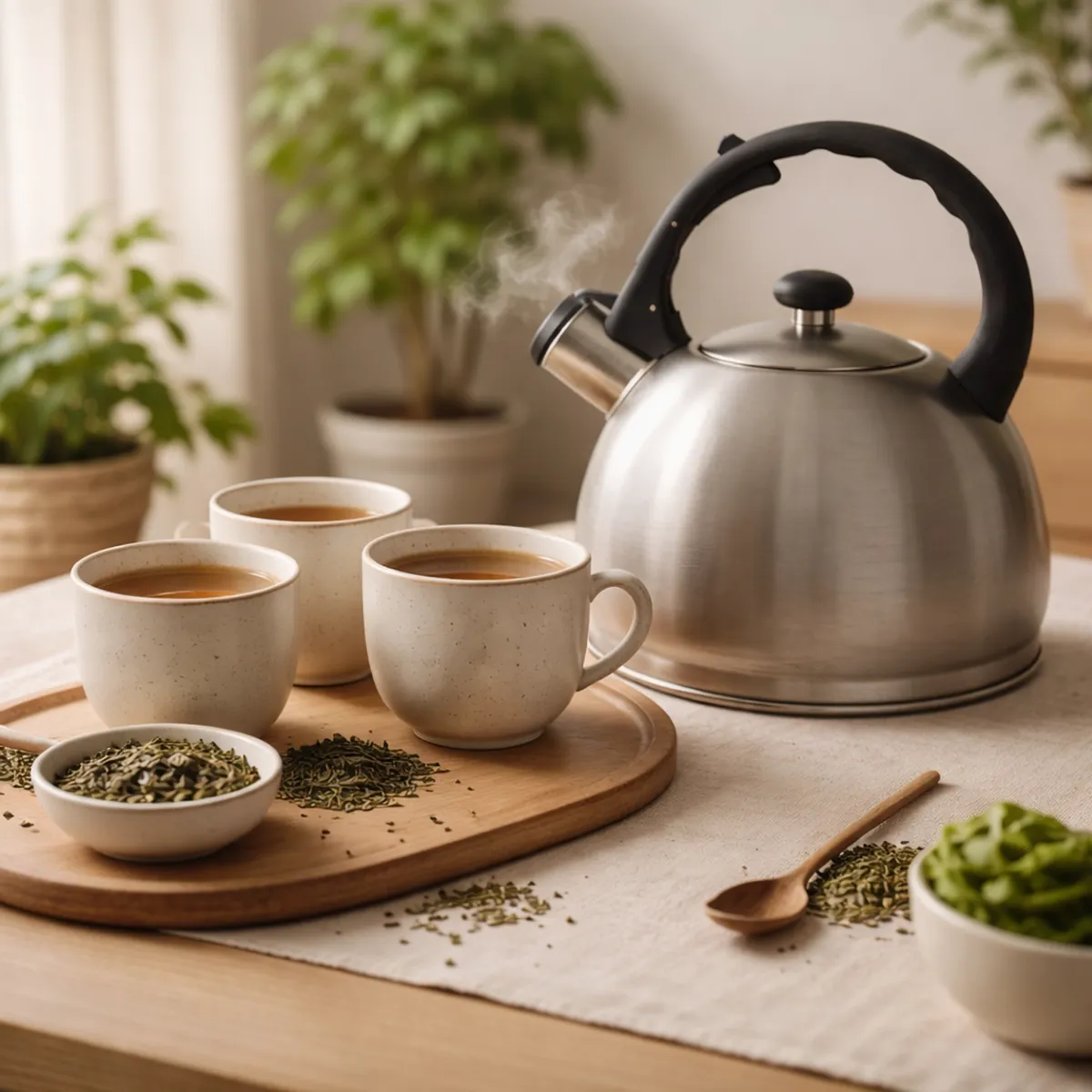 Whistling Kettle 2L Stainless Steel Gas and Induction KB-1029