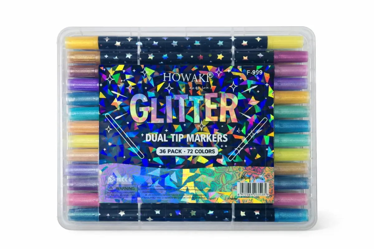 Glitter Marker 36 Pcs KDM0142