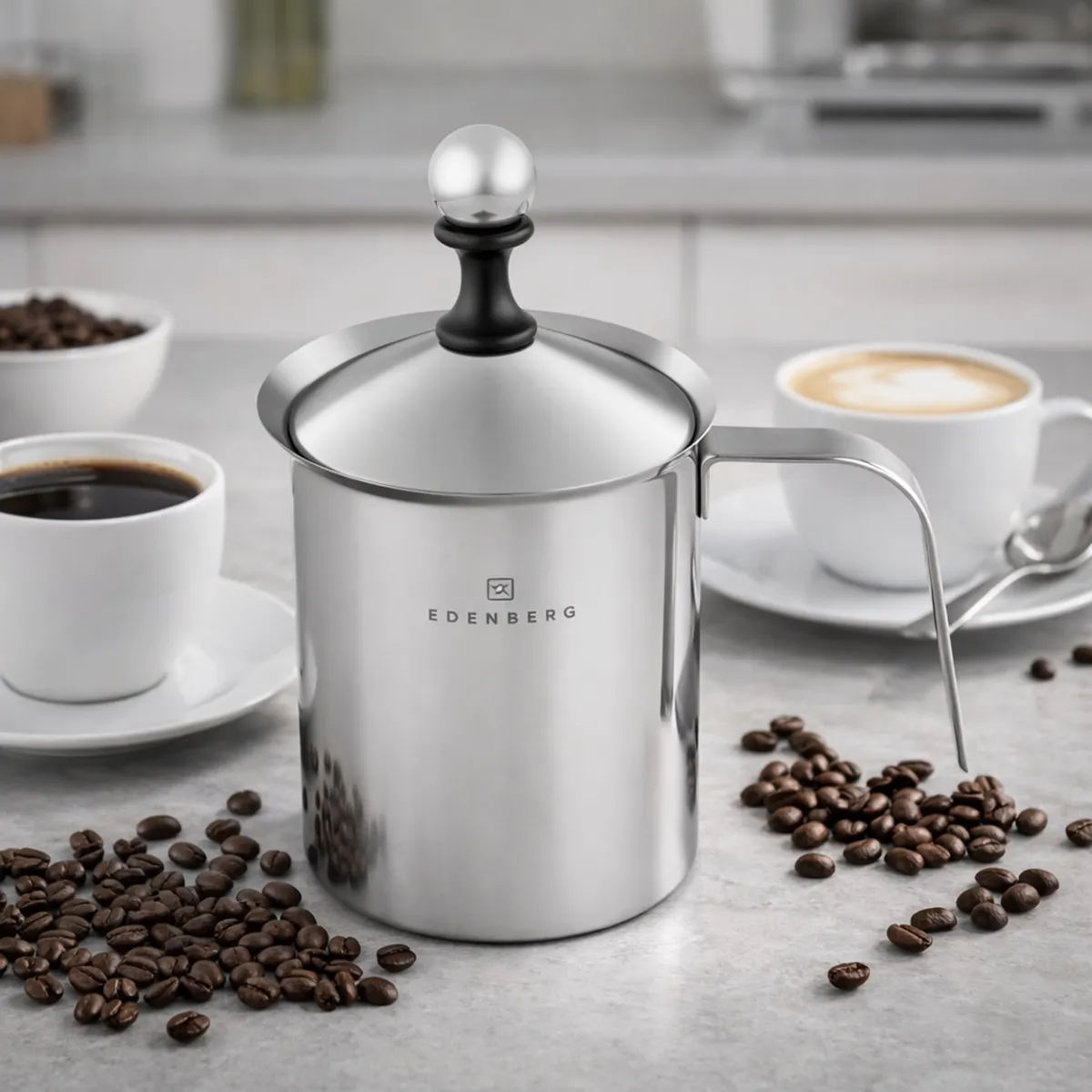 Edenberg Stainless steel Milk frother 800 ml | EB-8918