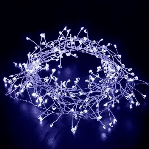 Mangueira LED Natal Fio Cobre 50m Branco 1500LED IP44