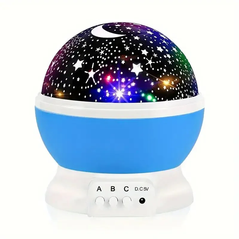 Star Projector Night Light - Rotating LED Galaxy Lamp KDM0615