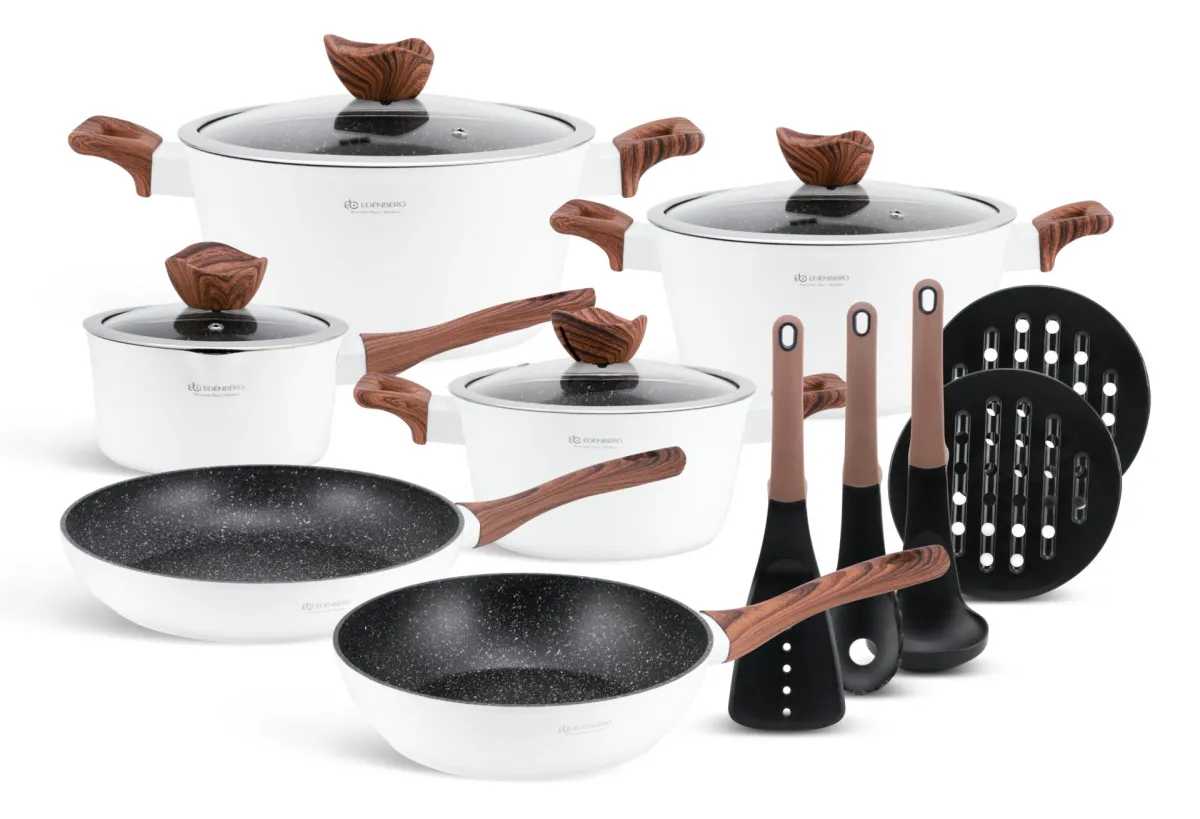 EDENBERG Cookware set with kitchen tools 15pcs EB-5622B