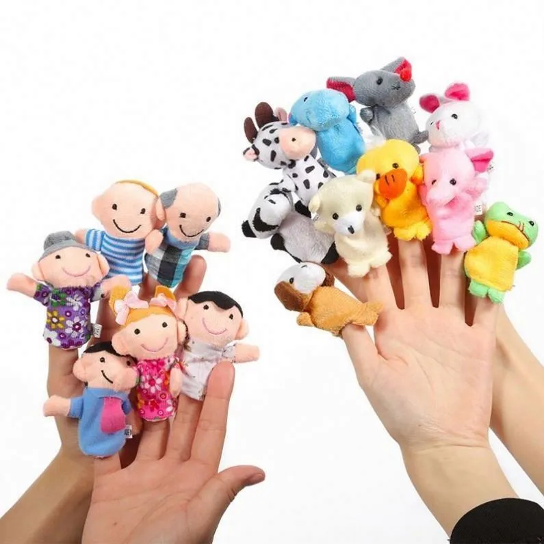 10-Piece Animal Finger Puppets Set for Kids KDM0994