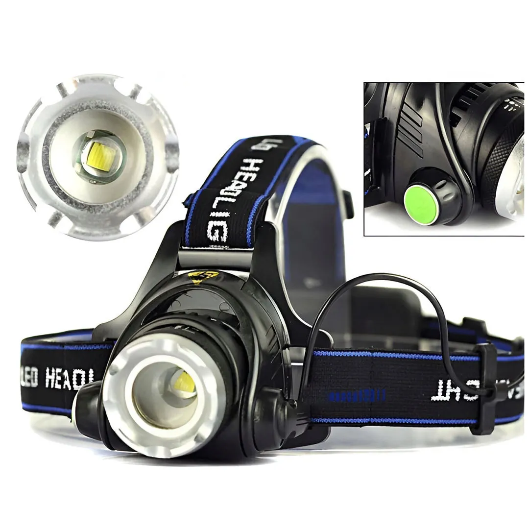 LED Kopfleuchte COB 2er Set wasserdicht verstellbar