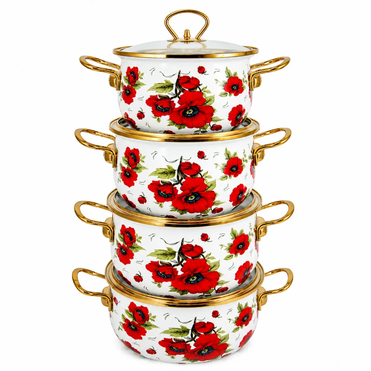 8 Piece Enamel Cookware set | EB-9128