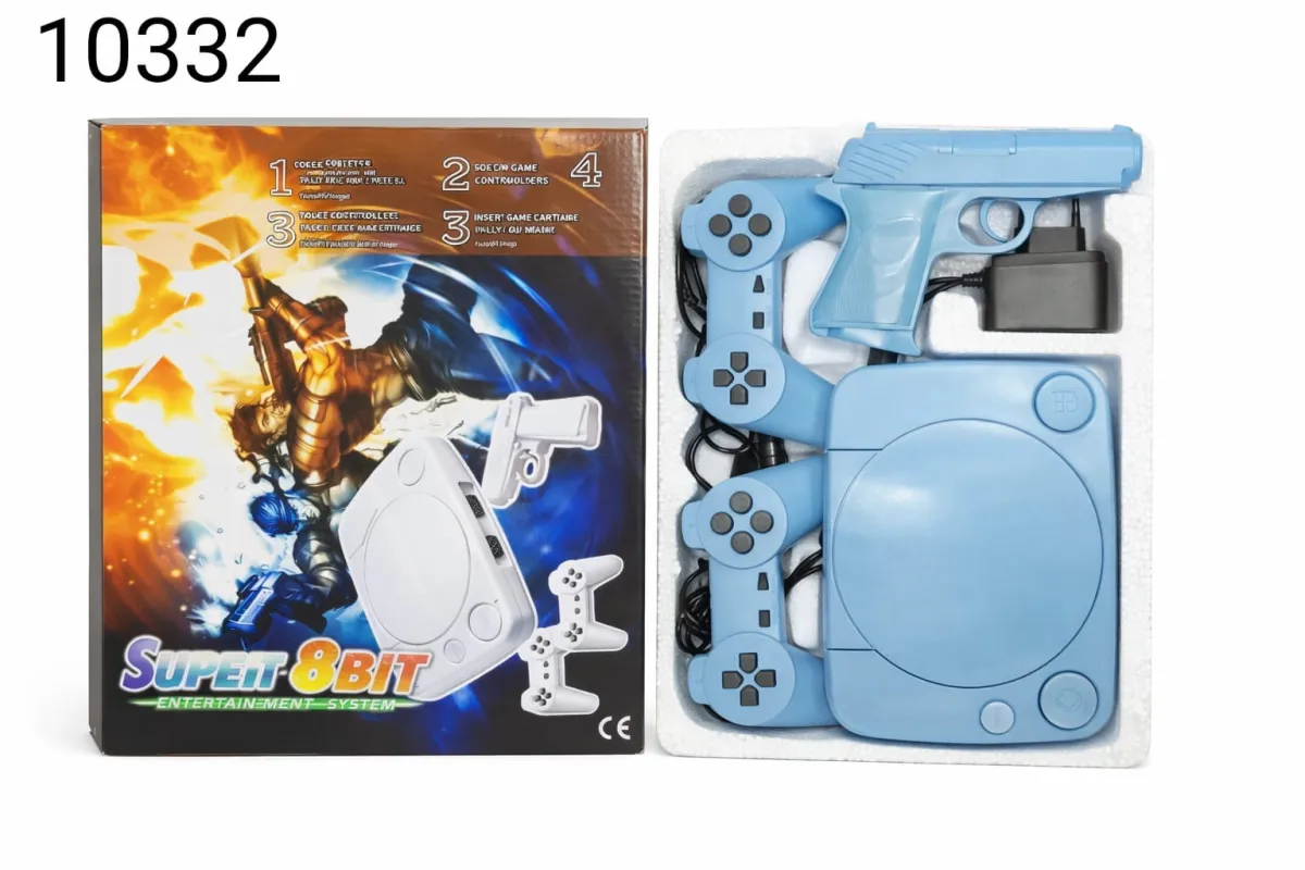 Game With Gun And Two Joystick Retro Console KDM0241