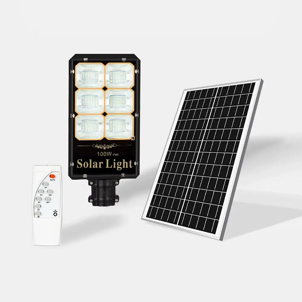 100W IP65 Outdoor Solar LED Street Light with Remote Control KDM0275
