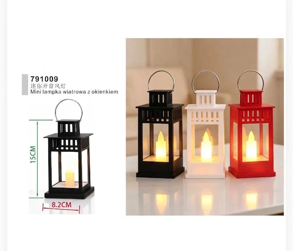 Mini Decorative LED Lantern with Window (15 cm x 8.2 cm) – Item 791009