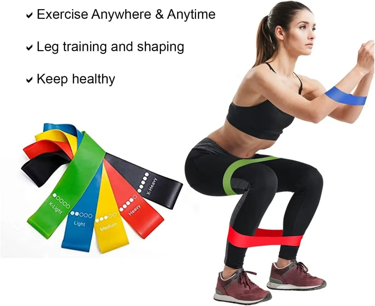 Resistance Bands Set for Fitness & Workout – 5 Levels KDM1017
