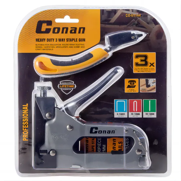 Conan Professional 3-in-1 Heavy Duty Staple Gun with Remover