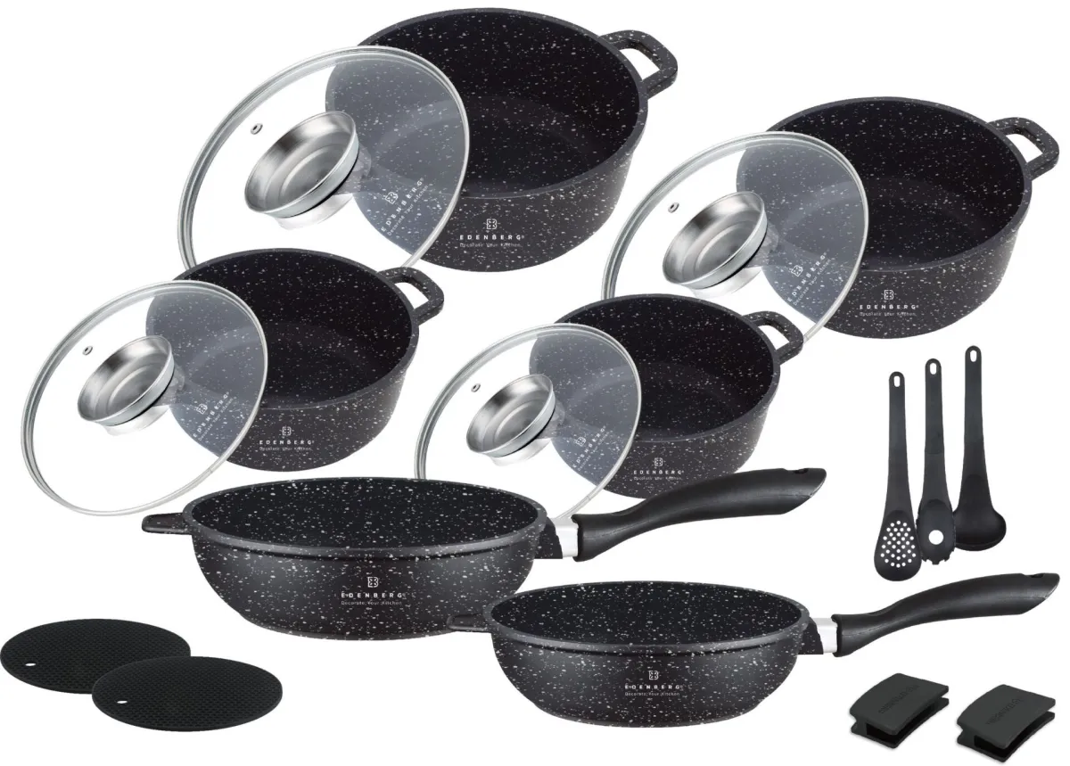 EDENBERG 17pc-Cookware set EB-8181