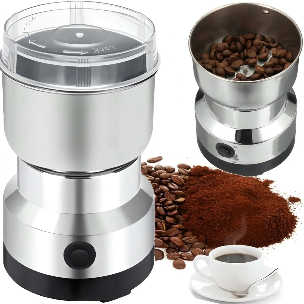 Stainless Steel Electric Coffee Grinder for Coffee and Nuts - SC-9145