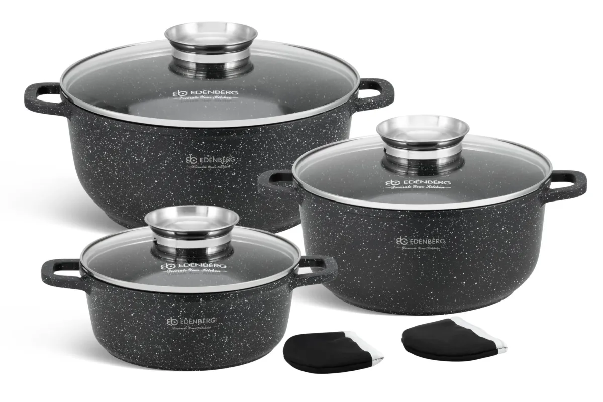 EDENBERG Cookware set 6pcs EB-8140N