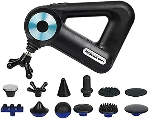 Percussion Massage Gun with 10 Heads - Muscle Relief KDM0548