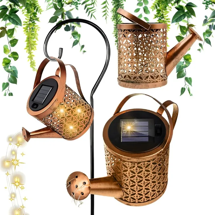 Solar Watering Can Garden Lamp Warm White | SL1125