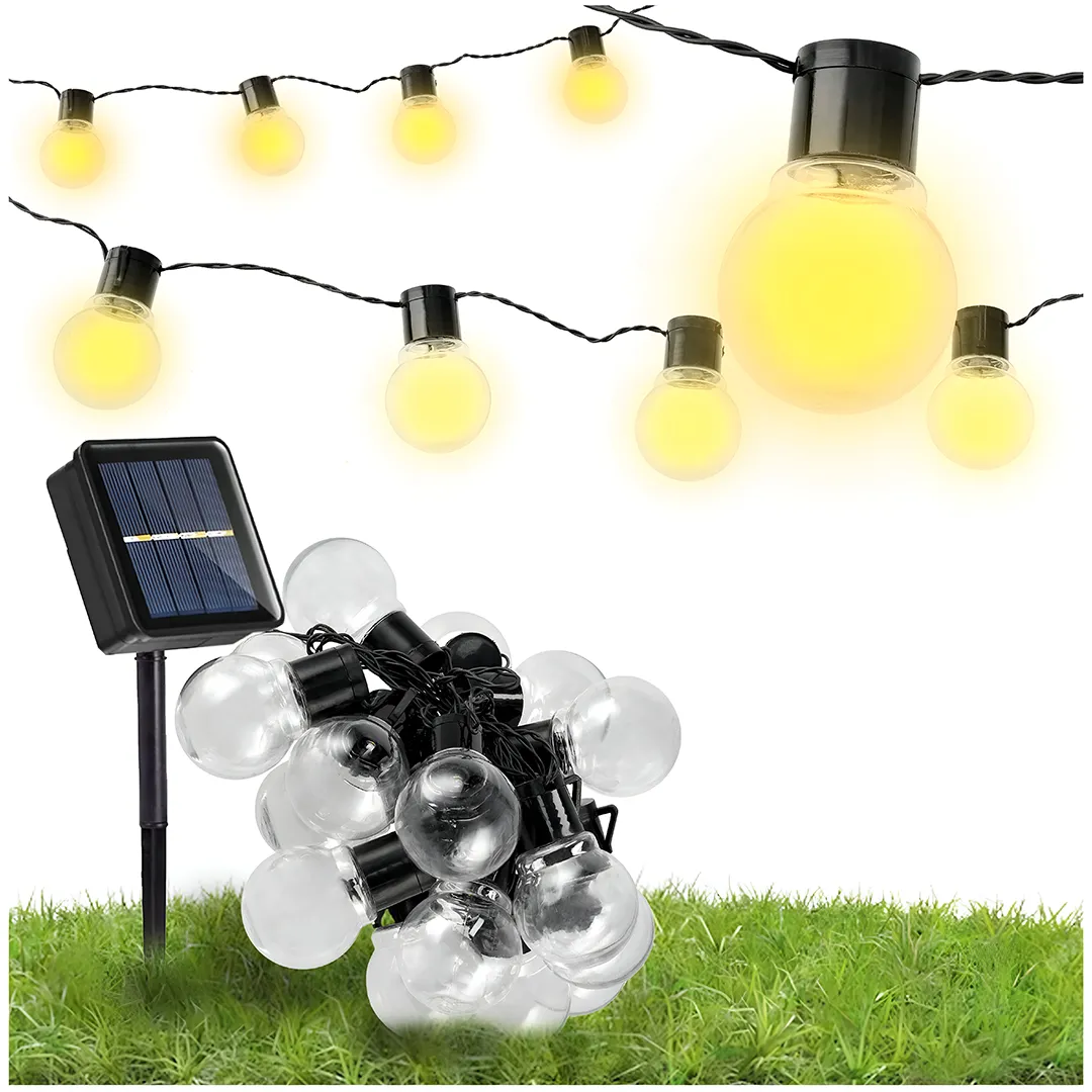 Solar Bulb 5M Large Size Bulb Orange - SL1174