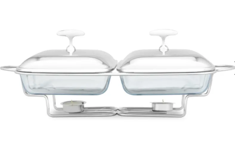 Dual Stainless Steel Food Warmer 2 × 1.8L KB-1444E