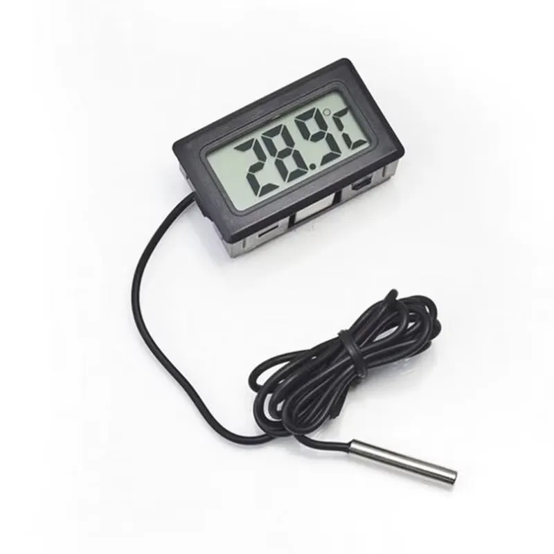 Digital LCD-Thermometer mit wasserdichtem Fühler Aquarium KDM0064