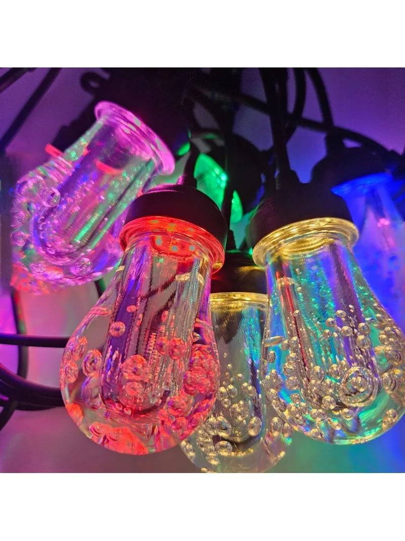 Garden garland with water drop effect 5m multicolor KYS0029