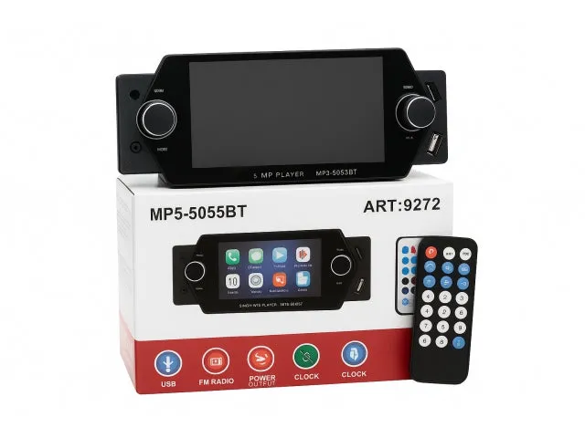 1DIN автомобільне радіо Bluetooth MirrorLink USB з сенсорним екраном KDM0674