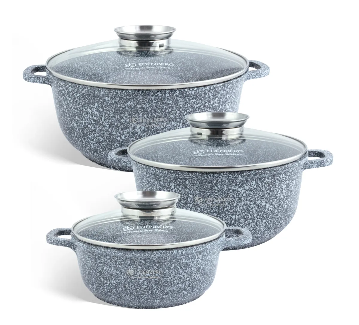 EDENBERG Kokkärlsset 6 delar EB-8020