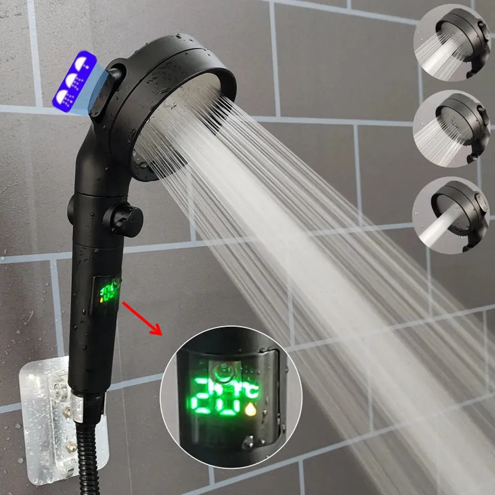 Smart Digital Shower Head with Temperature Display & 3 Modes KDM0717