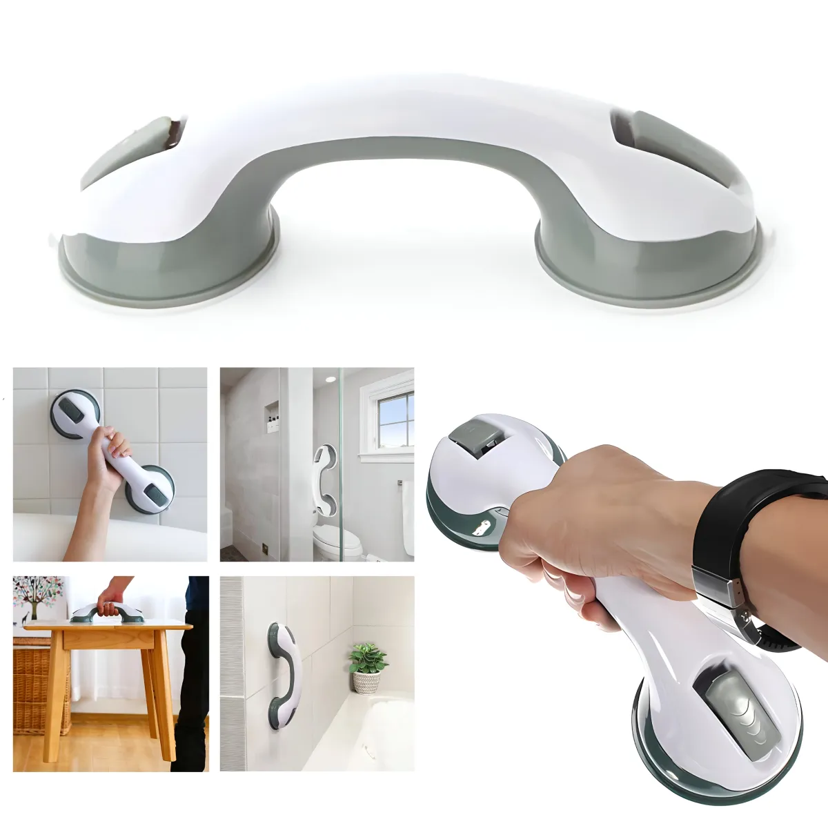 Bathroom Suction Cup Handle Handrail | K020286