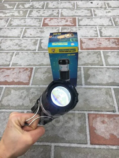 Multifunctional Solar Camping Lantern & Flashlight 2-in-1 KDM0960