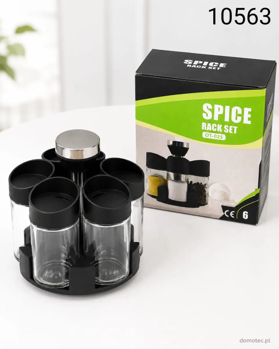 Spice Rack Set OT-025 6PCS KDM1054