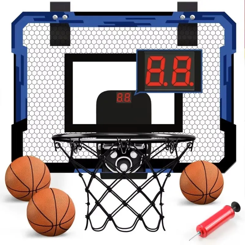 Mini Basketball Hoop with LED Scoreboard for Kids KDM0412