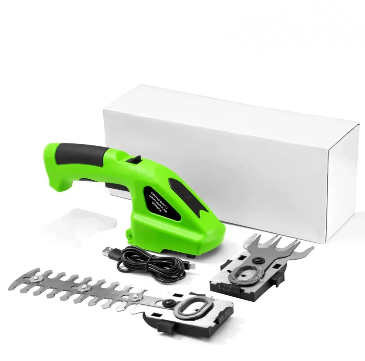 One-Handed Cordless Electric Hedge & Grass Trimmer Set KDM0512