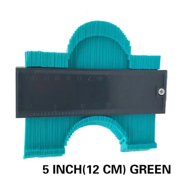 5-inch (12cm) Contour Profile Gauge Duplicator Tool - Green KDM0608