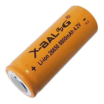 Li-ion 26650 Battery 8800mAh 4.2V X-BALOG KDM0007
