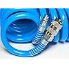 Professional Coiled Air Hose with Quick Connectors KDM0947