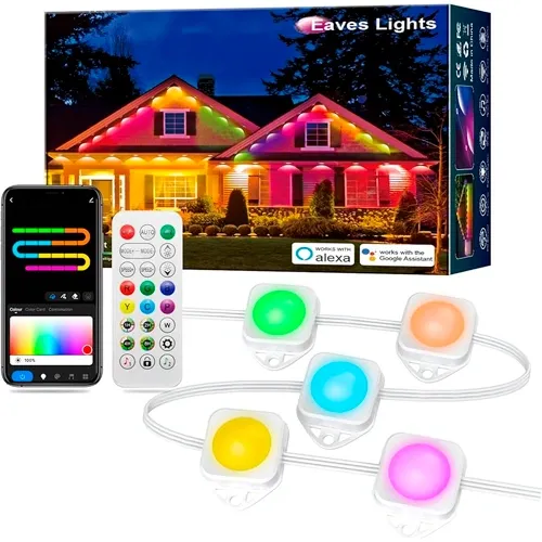 Guirnalda LED RGBIC exterior 15m 30 LEDs IP67