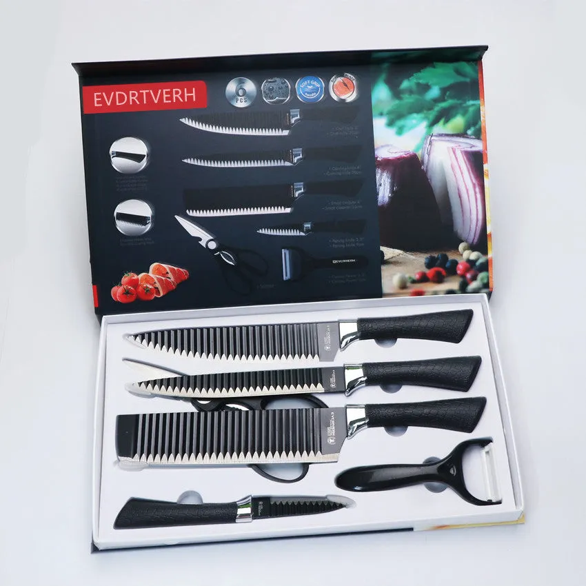 Unique 6-Piece Knife Set UN-1821 with Peeler KDM1046