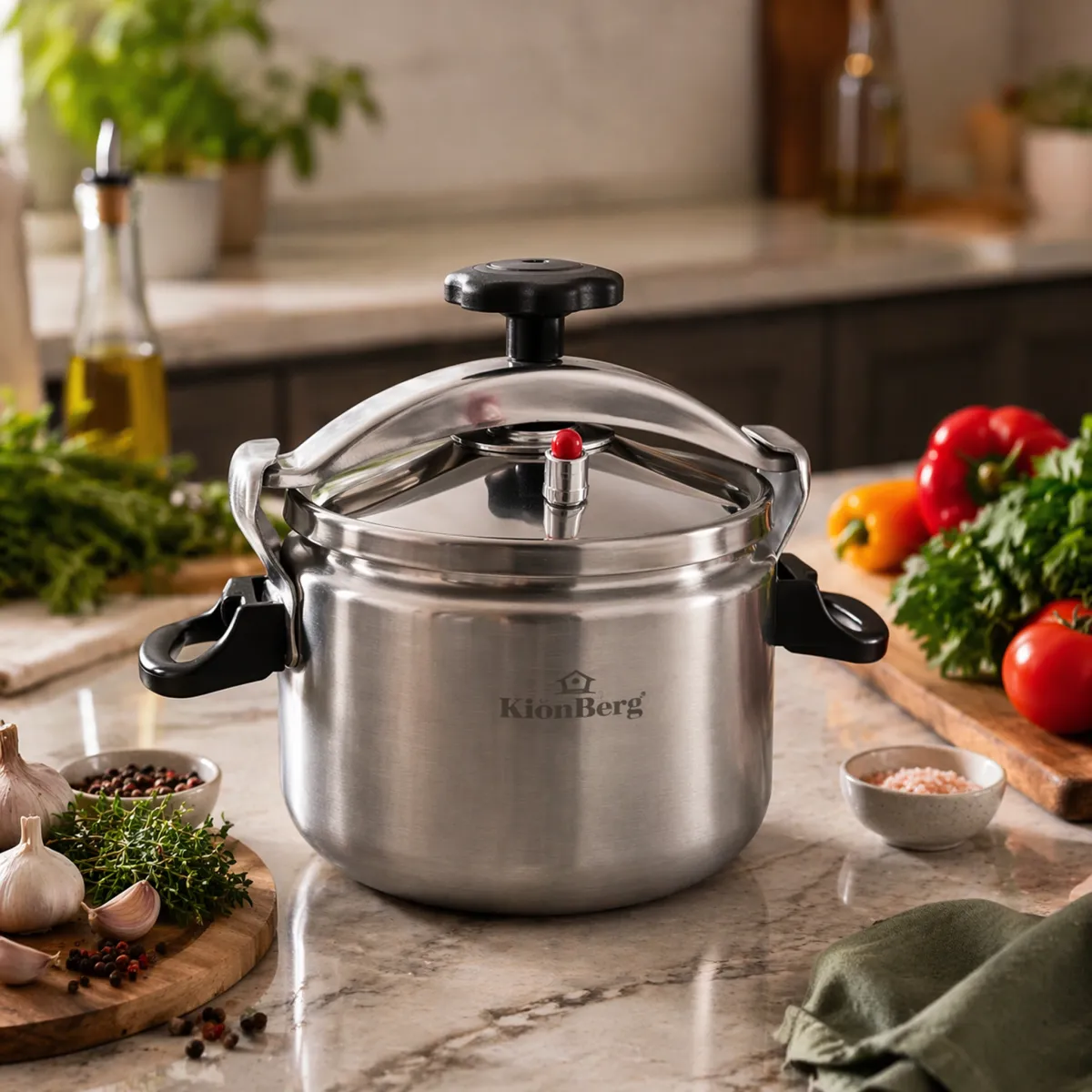 Stainless Steel Pressure Cooker 11 L for Induction KB-2653