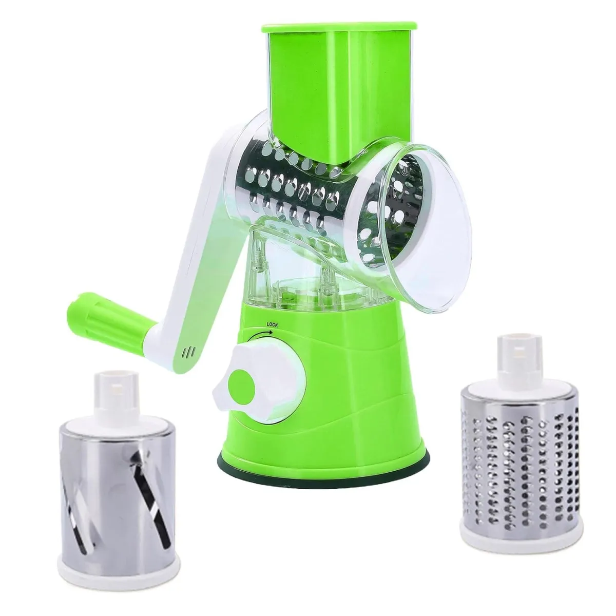Multi-Purpose Rotary Manual Vegetable Slicer and Grater - SC-9331