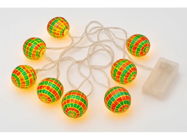 Colorful LED Decorative String Lights - Battery Powered - Festive Mood KDM0226