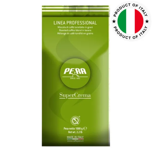 Italian Whole Bean Coffee PERA Super Crema 1kg