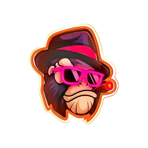 LED Neon Sign Art Gangsta Monkey