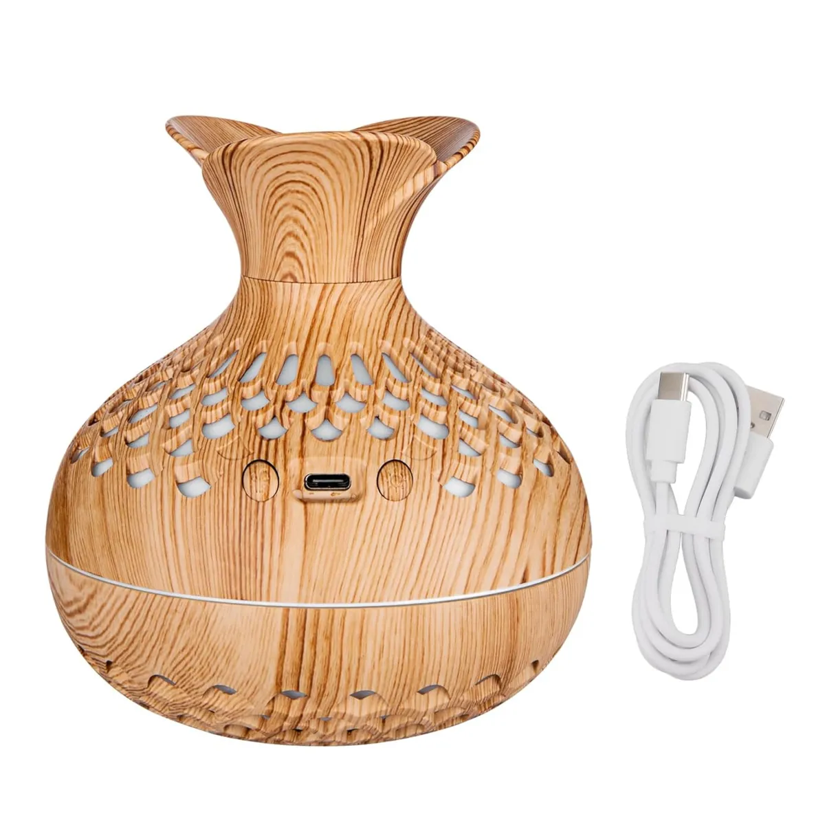 Virágaroma diffúzor 300ml, éjszakai fénnyel - E010680